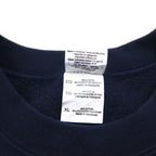Vintage College Sweatshirt by GILDAN, College Print, Navy, Size XL, Garen