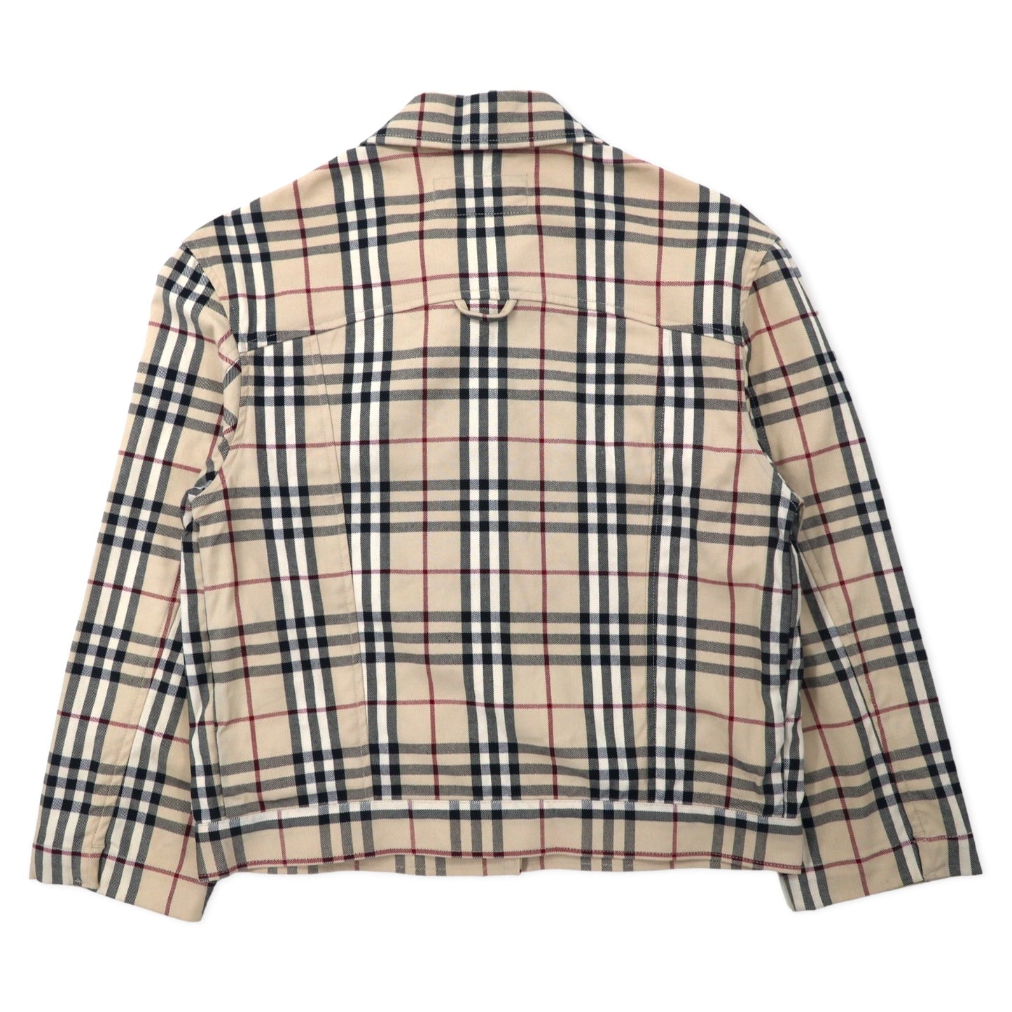 BURBERRY ノバチェック トラッカージャケット L ベージュ コットン ストレッチ