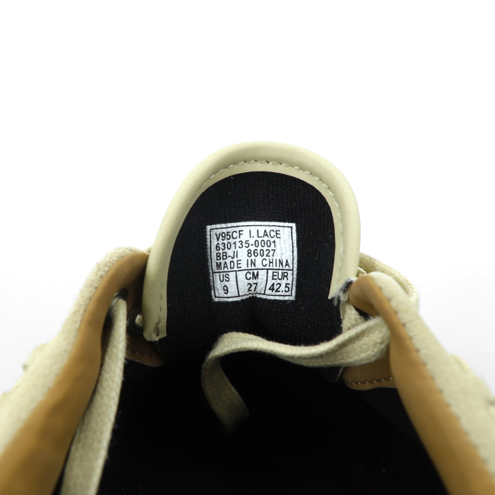 VANS エラ インターレース ERA I.LACE スニーカー 27cm ベージュ スエード V95CF I. LACE 未使用品