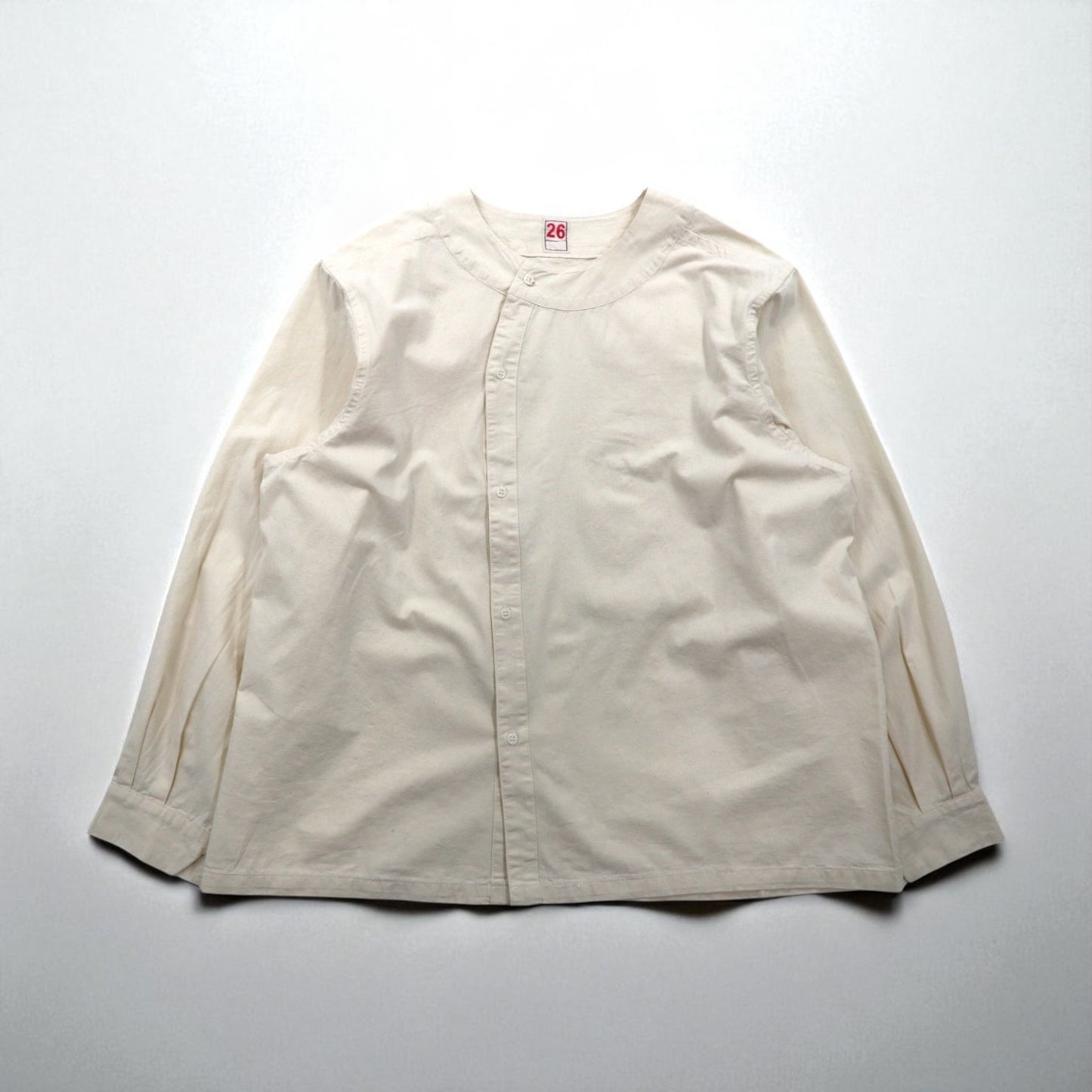 French Farmers Shirt フランス ファーマーズシャツ XL ホワイト 生成り コットン 未使用品 レプリカ