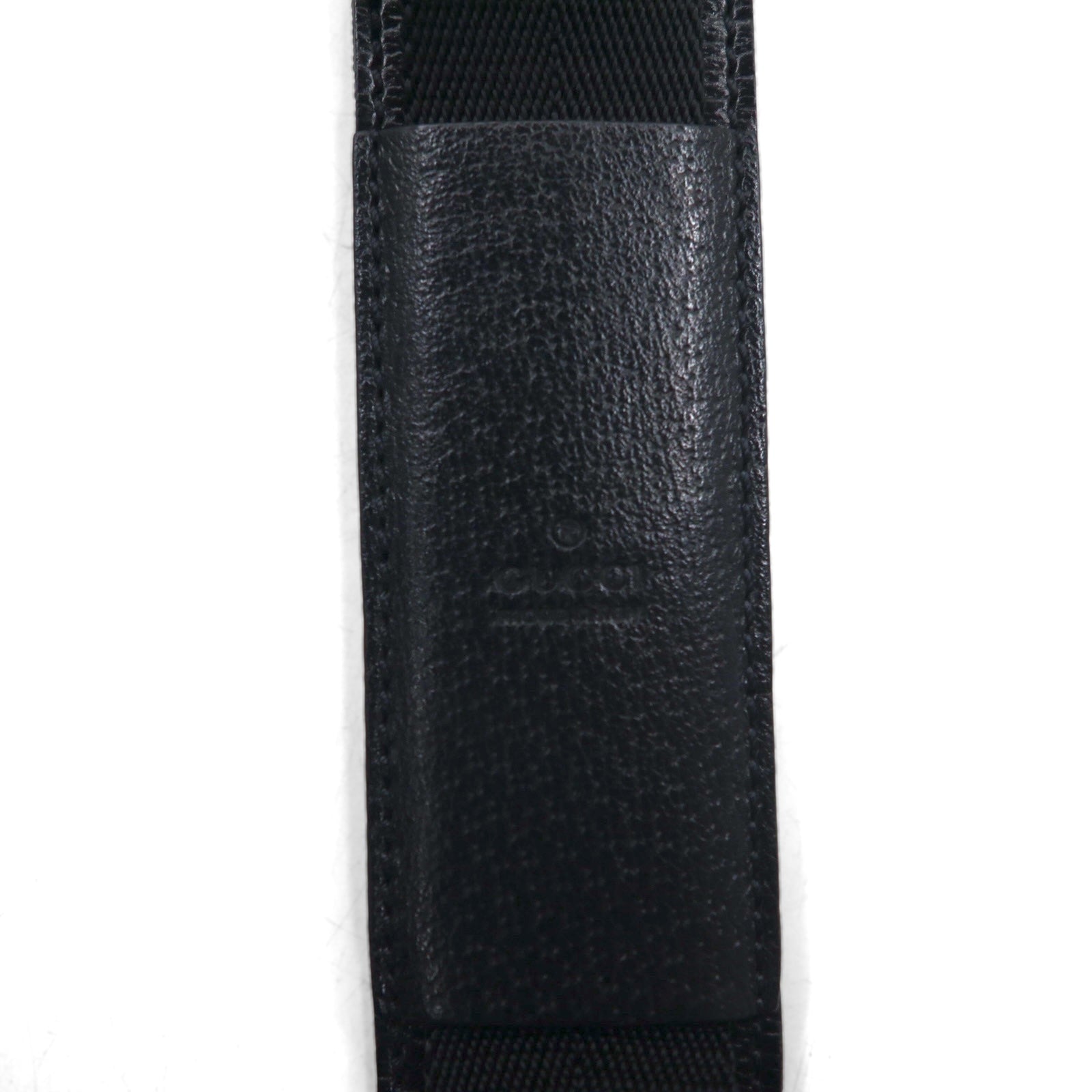 GUCCI GG Supreme Canvas Shoulder Bag Black Leather 122793 467891 Made in Italy