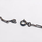 Vintage Silver 925 Black Onyx Necklace ブラックオニキス シルバーネックレス カボション ペンダント