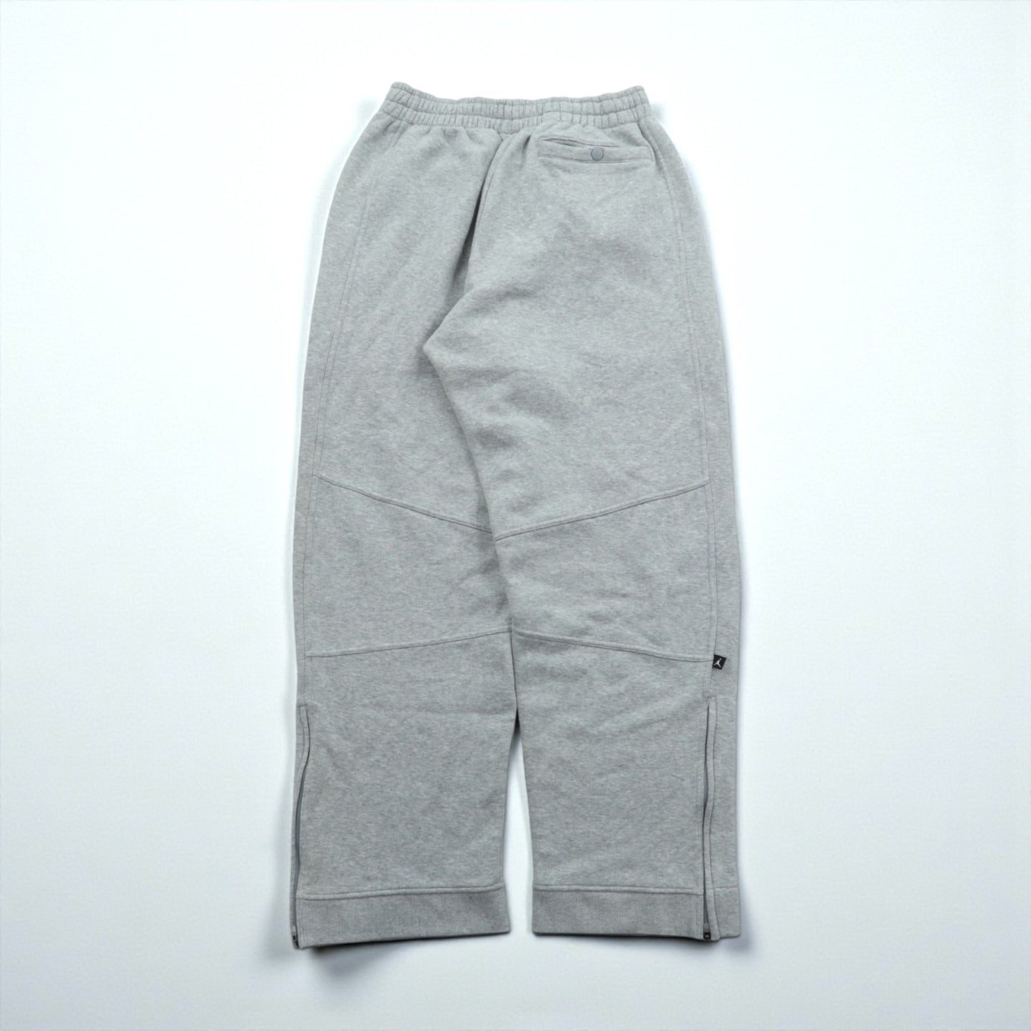JORDAN BRAND ( NIKE ) ヘビーウェイト ワイド スウェットパンツ ジャージ L グレー スリット 裾ジップ 228588-051