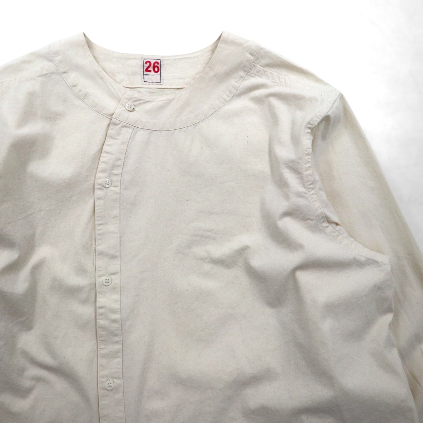 French Farmers Shirt フランス ファーマーズシャツ XL ホワイト 生成り コットン 未使用品 レプリカ