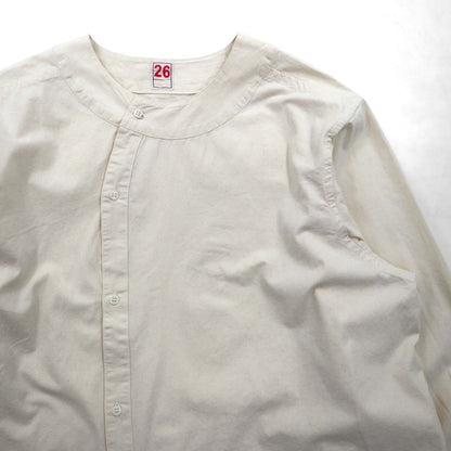 French Farmers Shirt フランス ファーマーズシャツ XL ホワイト 生成り コットン 未使用品 レプリカ