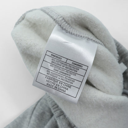 JORDAN BRAND ( NIKE ) ヘビーウェイト ワイド スウェットパンツ ジャージ L グレー スリット 裾ジップ 228588-051