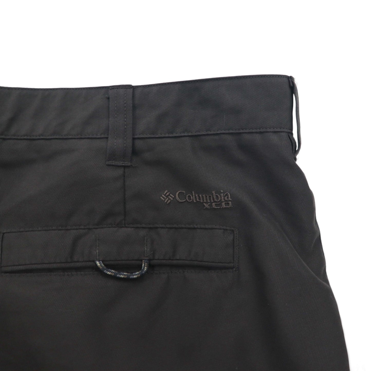 Columbia 90s Peach Skin Tuck Wide Slacks, Size L, Brown, Waterproof, XCO AM8357, Utility Pocket