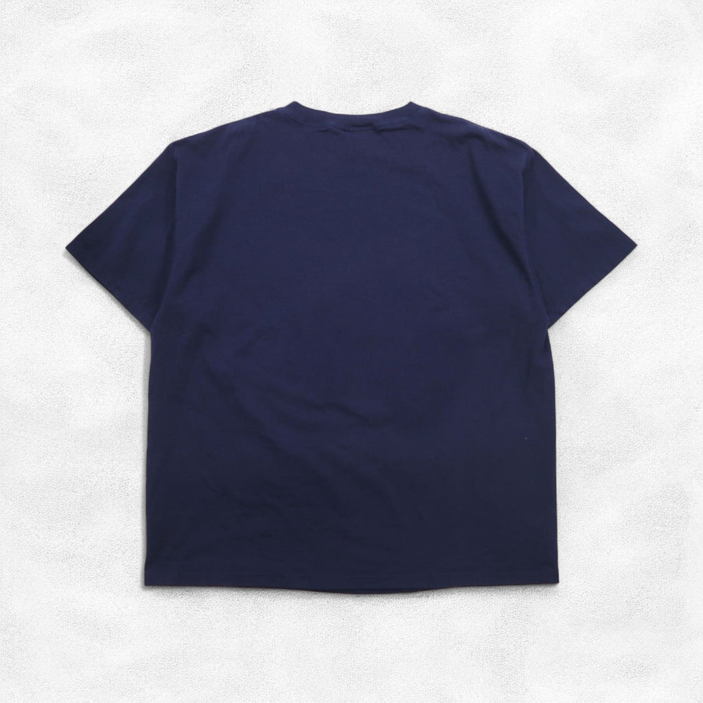 Walt Disney World 90年代 USA製 ディズニー ドナルド Tシャツ 2XL ネイビー キャラクター プリント ANIMAL KINGDOM