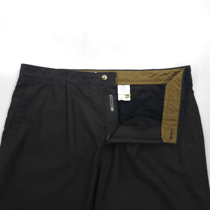 Columbia 90s Peach Skin Tuck Wide Slacks, Size L, Brown, Waterproof, XCO AM8357, Utility Pocket