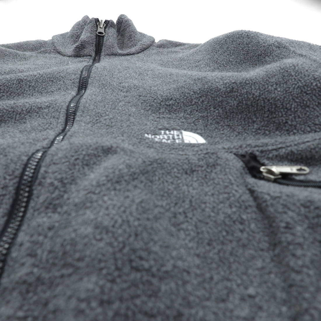 THE NORTH FACE 90年代 フルジップ フリースジャケット M グレー ベンチレーション