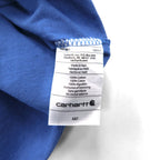 carhartt オリジナルフィット ポケット Tシャツ 2XL ブルー ORIGINAL FIT コットン K87 未使用品