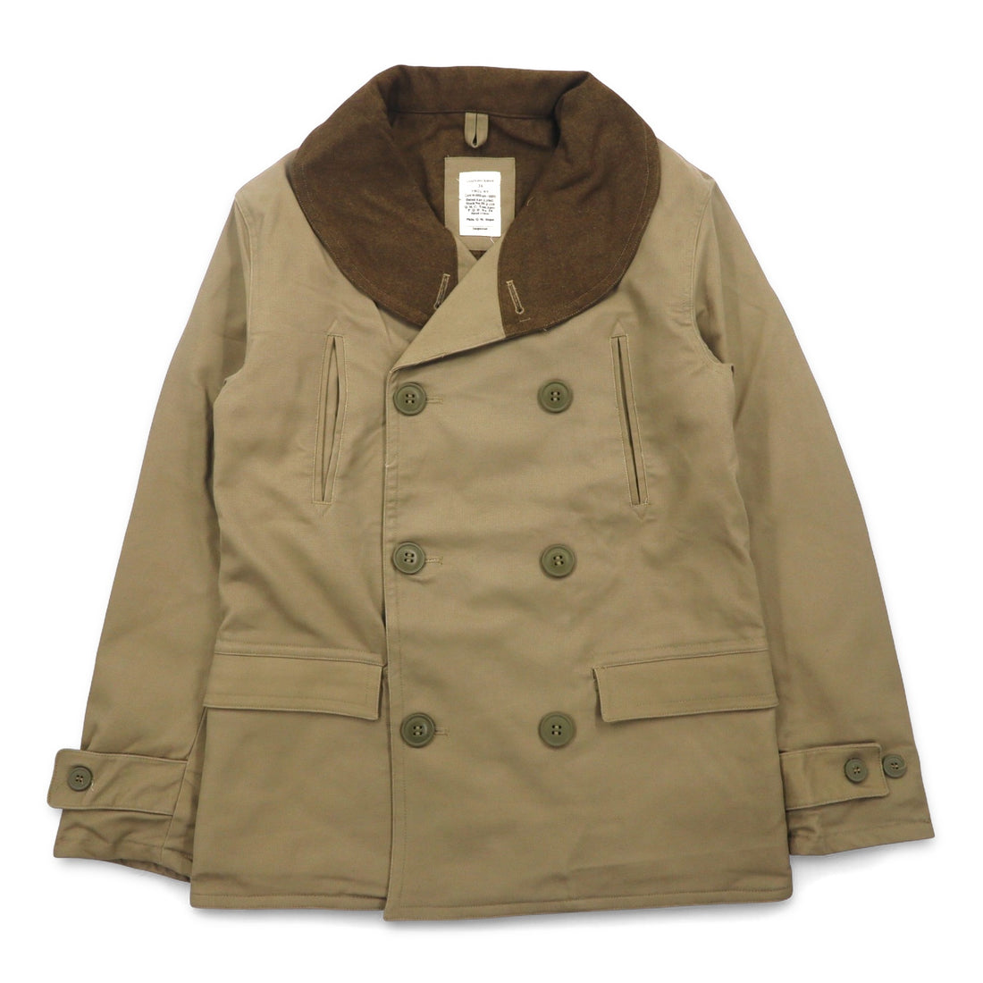 US ARMY 米軍 マッキーノコート ダブルブレスト ジープコート M ウールライニング 55-J-110 YMCL KY デッドストック 未使用品 1938年 レプリカ 復刻 ミリタリー
