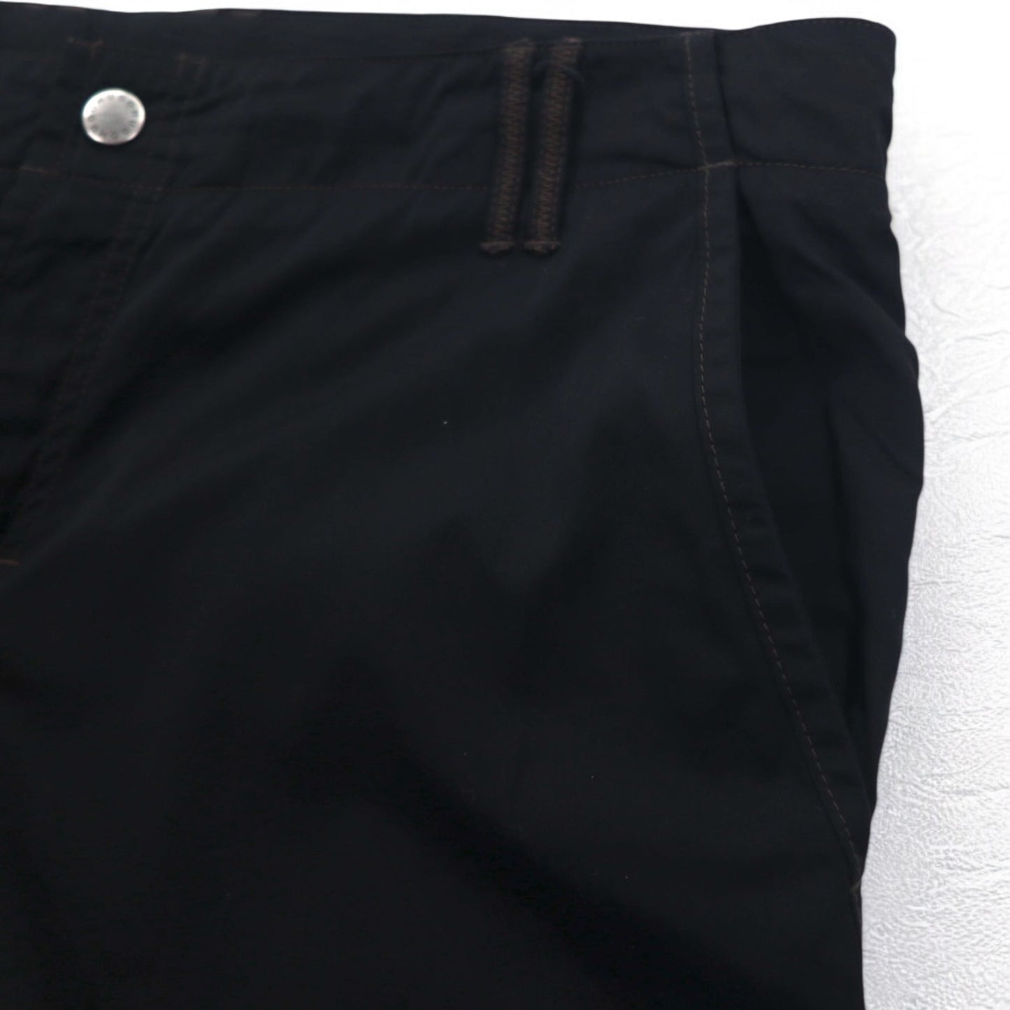 HUGO BOSS ルーマニア製 ワイド イージーパンツ 2XL ブラック ナイロン HORST