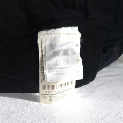 HUGO BOSS ルーマニア製 ワイド イージーパンツ 2XL ブラック ナイロン HORST