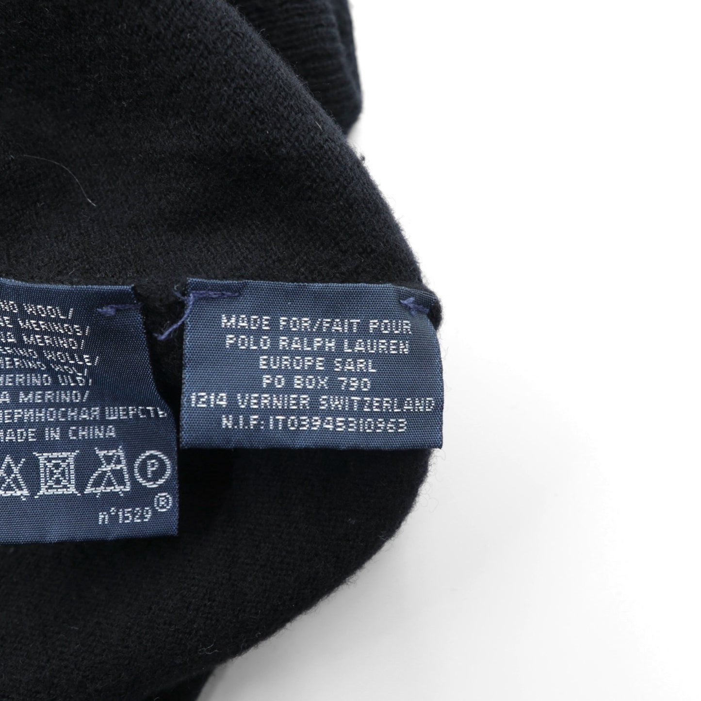 Polo Ralph Lauren 90年代 メリノウール ニット Vネック ベスト XL ブラック 羊毛 スモールポニー刺繡
