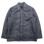 日本然リトテ-古着オンライン-RETREAT レザー カーコート Thinsulate INSULATION 中綿 ジャケット L ブラック レザー ライナー着脱式-RETREAT Leather Car Coat Thinsulate INSULATION Filling Jacket L Black Leather Liner Detachable