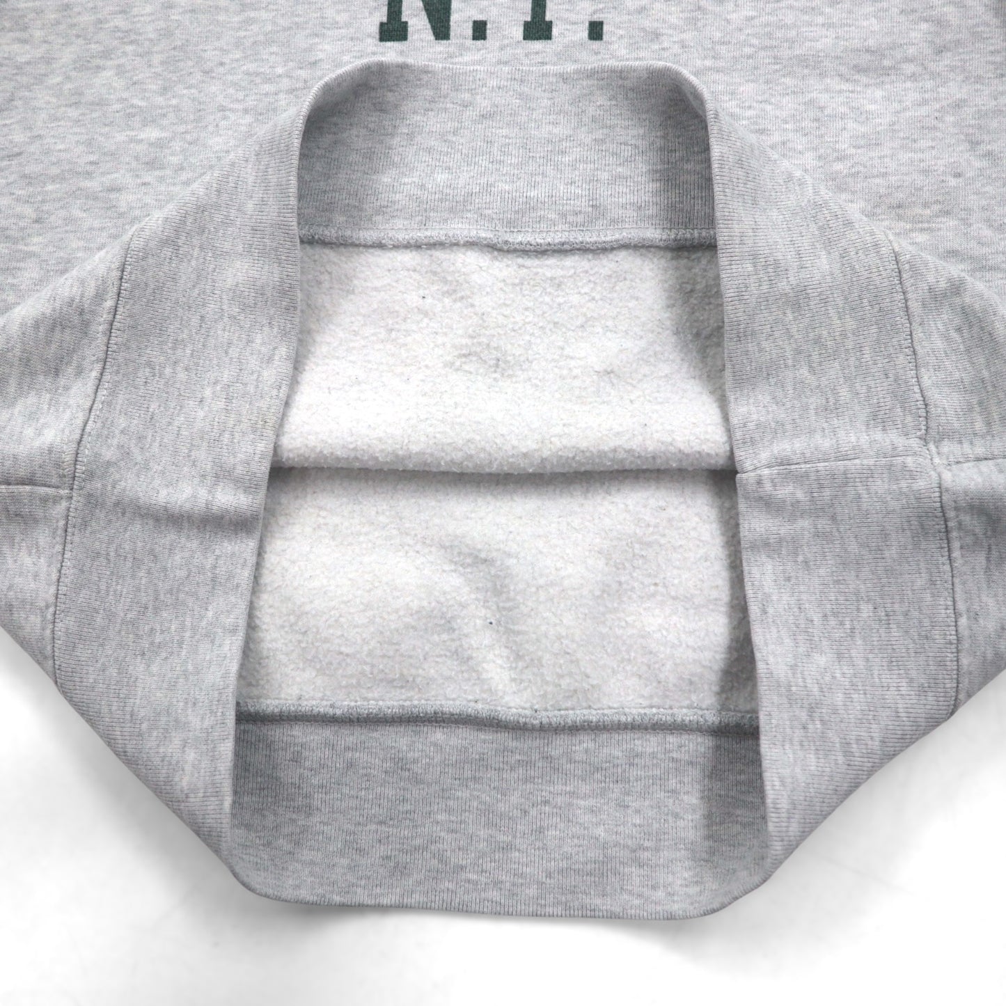 Vintage Sweatshirt NEW YORK 染み込み プリント スウェット トレーナー M グレー コットン