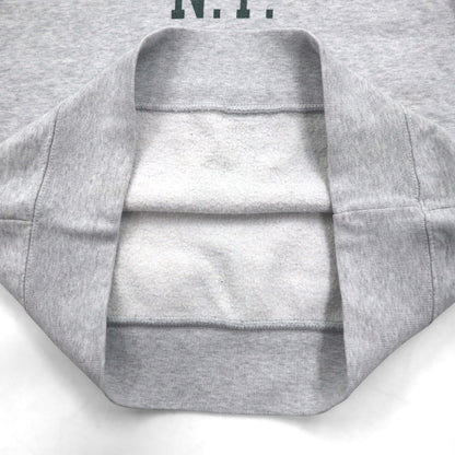 Vintage Sweatshirt NEW YORK 染み込み プリント スウェット トレーナー M グレー コットン