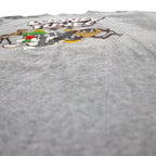 LOONEY TUNES ルーニーチューンズ Tシャツ L グレー  キャラクター プリント DELTA ボディ  PRO WEIGHT