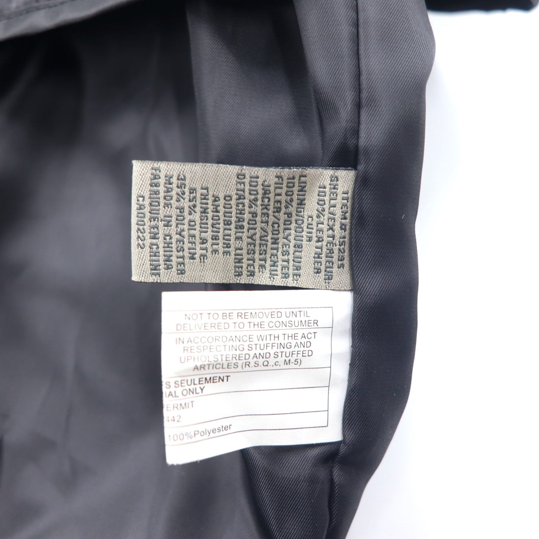 RETREAT レザー カーコート Thinsulate INSULATION 中綿 ジャケット L ブラック レザー ライナー着脱式