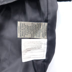 RETREAT Leather Car Coat Thinsulate INSULATION Padded Jacket L Black Leather Removable Liner