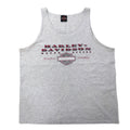 日本然リトテ-古着オンライン-HARLEY DAVIDSON 00年代 ロゴプリント タンクトップ XL グレー コットン CALDWELL ID-HARLEY DAVIDSON 00's Logo Print Tank Top XL Gray Cotton CALDWELL ID