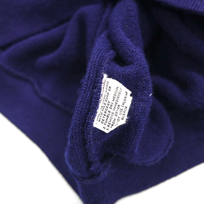 LACOSTE 70年代 ニット カーディガン L ネイビー アクリル IZOD 糸巻タグ ワンポイントロゴ