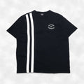 POLO JEANS CO. RALPH LAUREN 90s Line Design T-Shirt XL Black One Point Logo Made in Peru