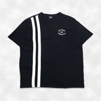 POLO JEANS CO. RALPH LAUREN 90s Line Design T-Shirt XL Black One Point Logo Made in Peru