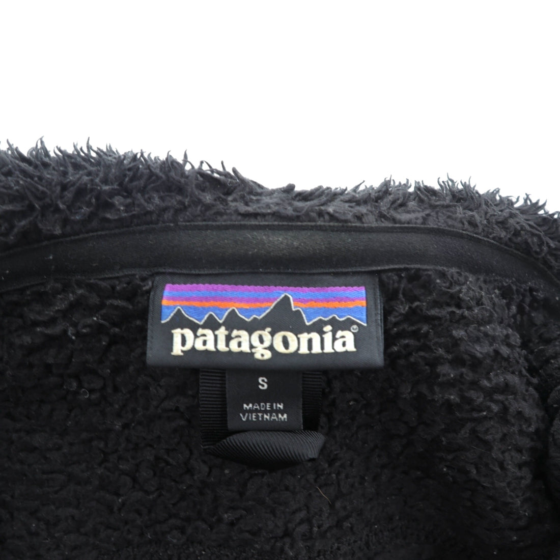 Patagonia Los Gatos High Pile Fleece Jacket, Small, Black, Full Zip, 25920