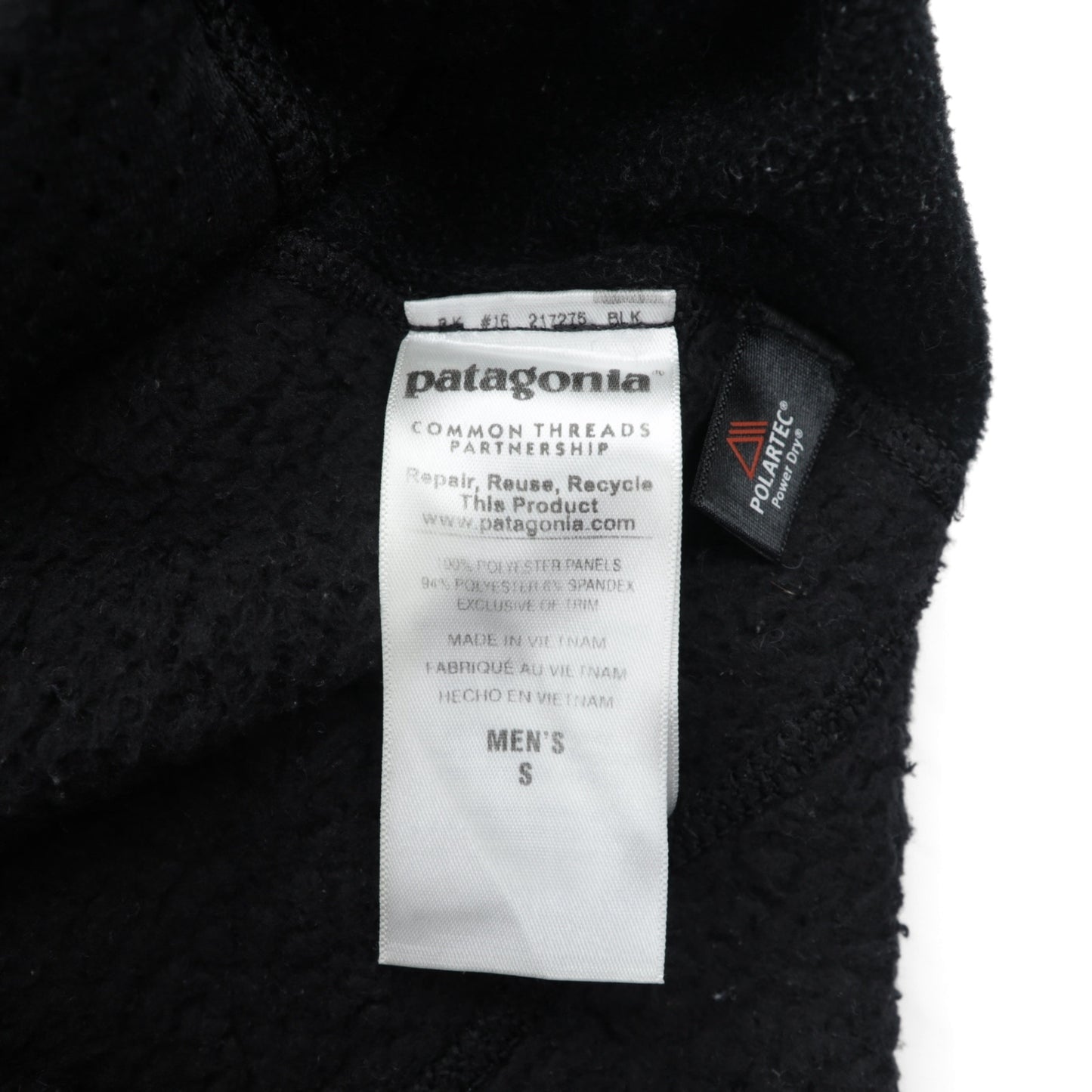 Patagonia ロスガトス Los Gatos ハイパイル フリースジャケット S ブラック フルジップ 25920