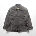 MARC NEW YORK レザー ステッチ カーコート カバーオール 2XL ブラウン