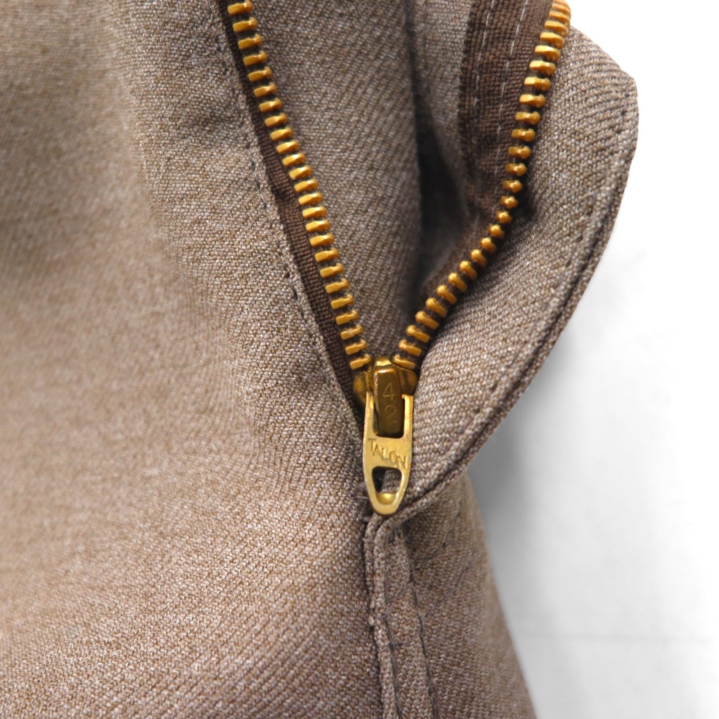 Levi's 80年代 USA製 スタプレ STA-PREST ブーツカット フレア スラックス パンツ L ブラウン 10517 9125 センタープレス 42TALON 黒タグ