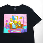 THE SIMPSONS シンプソンズ キャラクター プリント Tシャツ M ブラック コットン