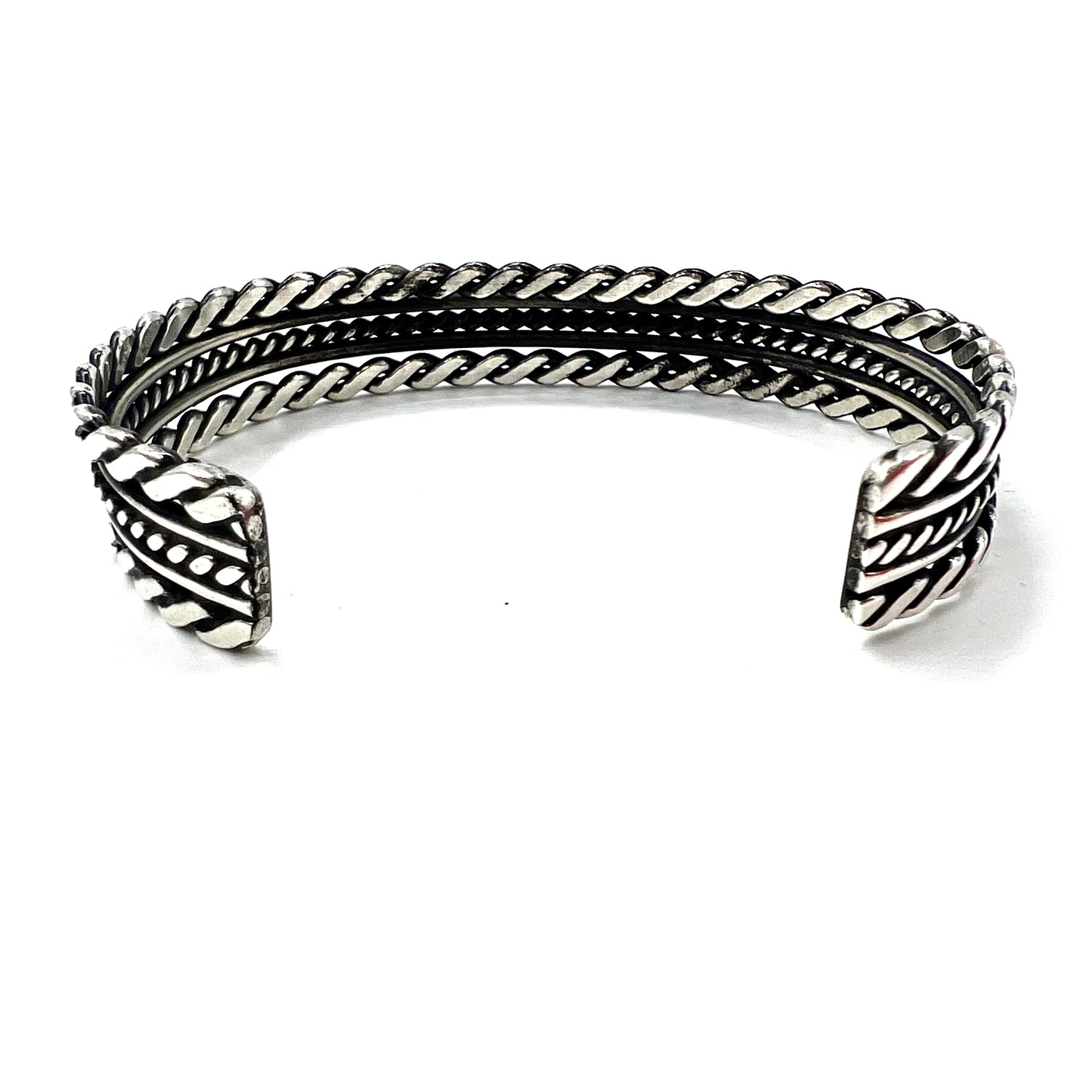 Navajo Navajo Indian Jewelry Silver Silver Twist Wire Tahe Hall