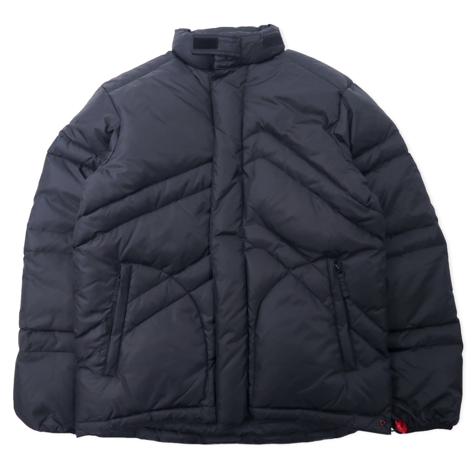 日本然リトテ-古着オンライン-Paul Smith SPORT デザインステッチ ダウンジャケット M ブラック ナイロン-PAUL SMITH SPORT Design Stitch Puffer Jacket M Black Nylon