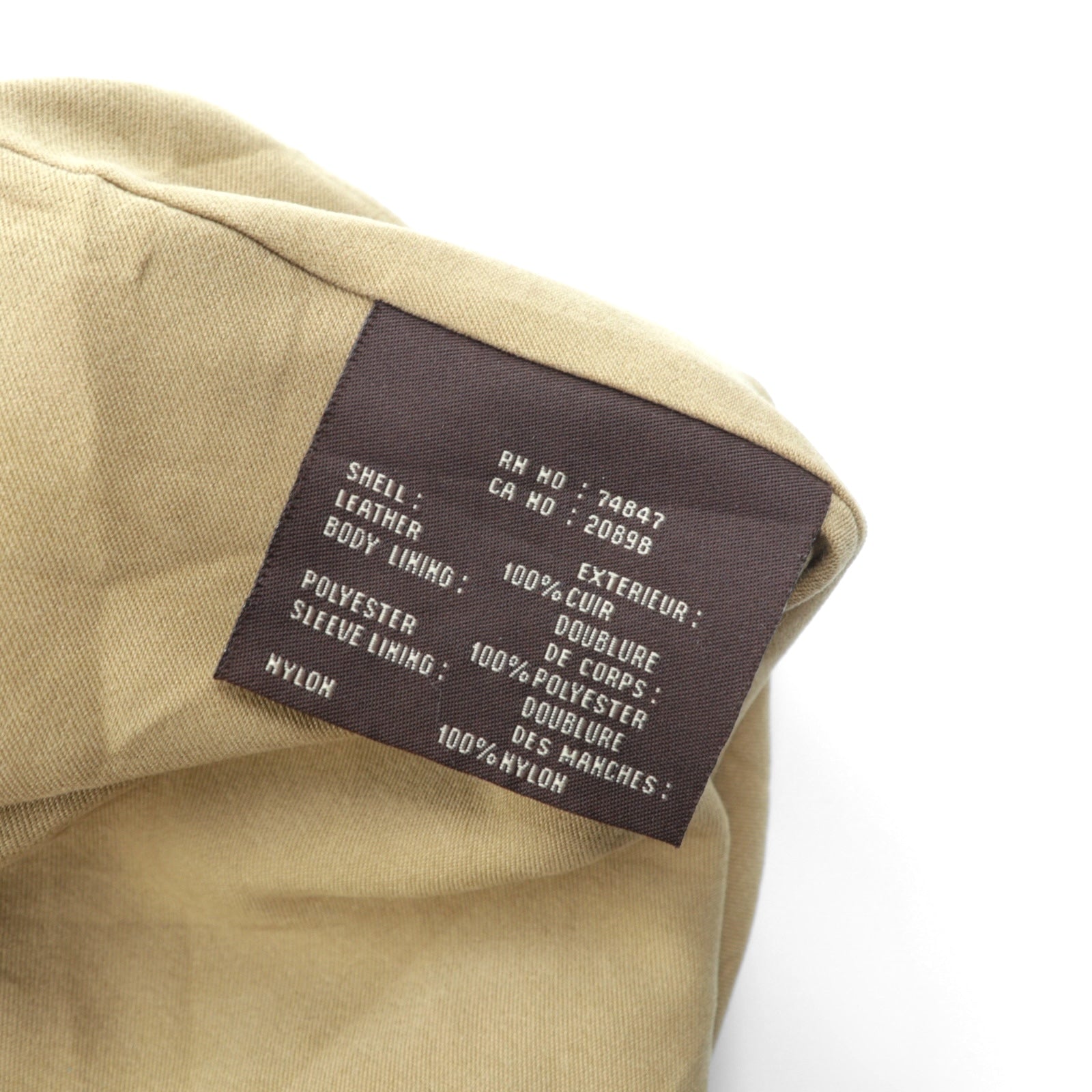 MARC NEW YORK レザー ステッチ カーコート カバーオール 2XL ブラウン