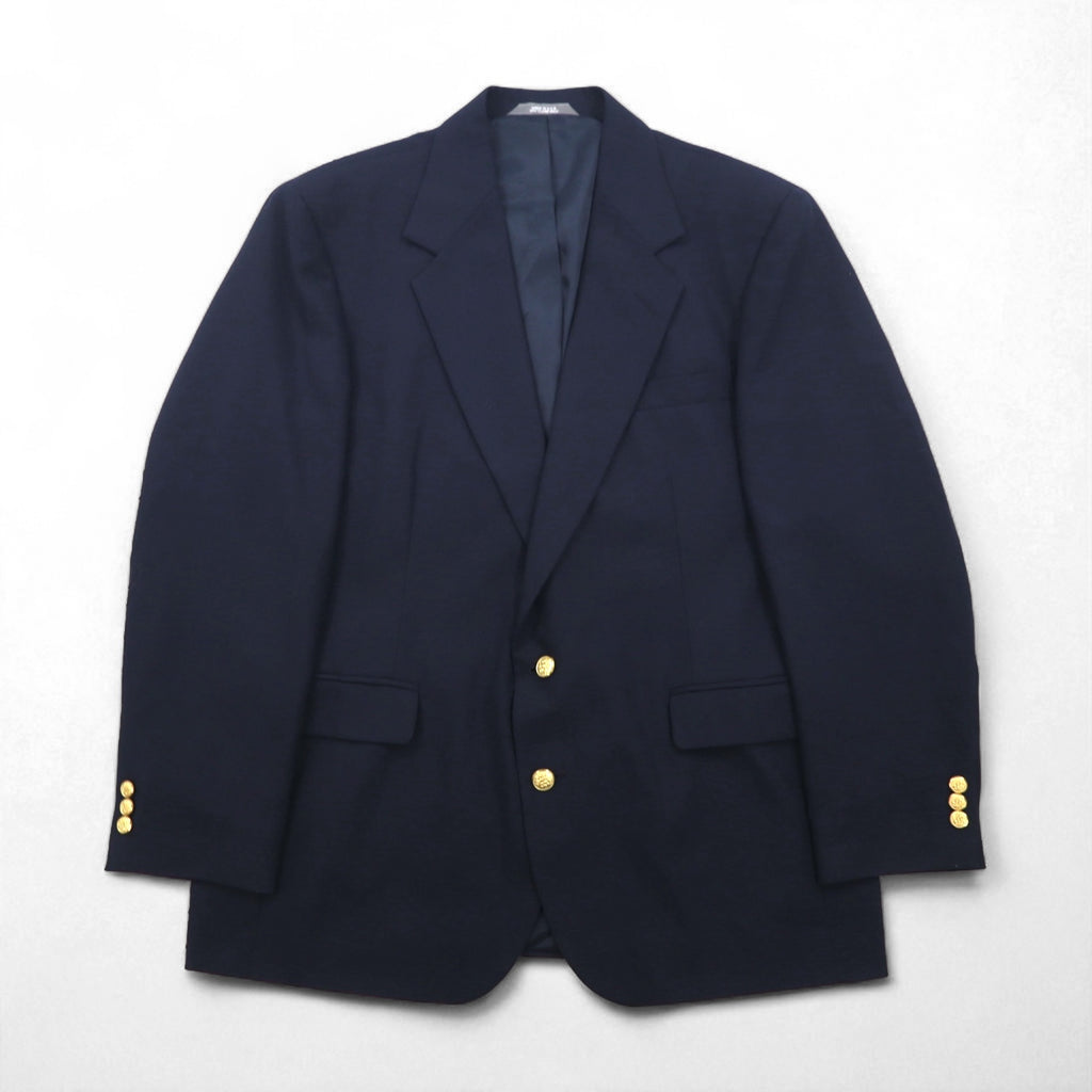 80s USA Vintage Ivy Blazer HAGGER 2B ブレザー テーラードジャケット XL 金ボタン 紺ブレ 80年代 USA製