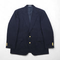 80s USA Vintage Ivy Blazer HAGGER 2B ブレザー テーラードジャケット XL 金ボタン 紺ブレ 80年代 USA製
