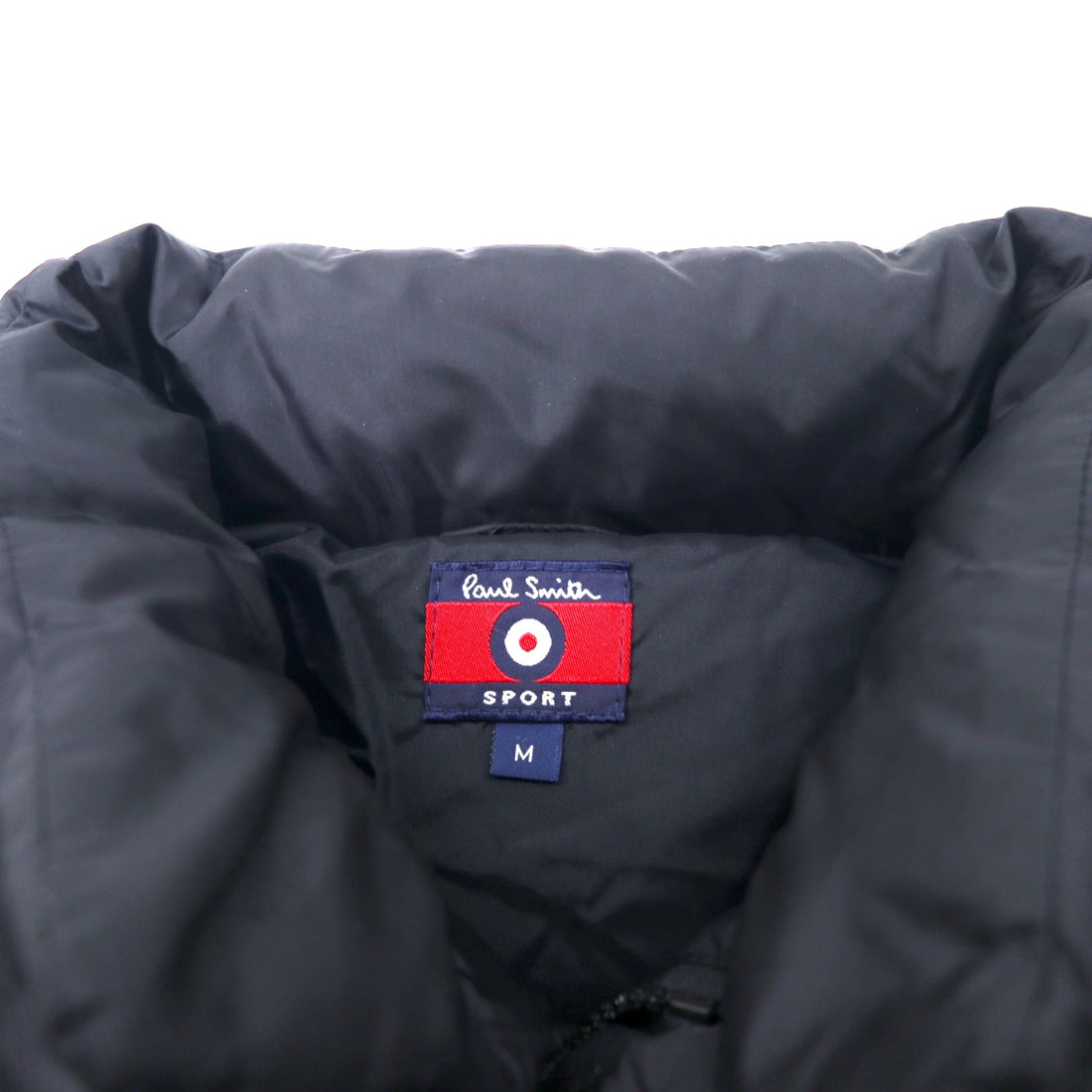 PAUL SMITH SPORT Design Stitch Puffer Jacket M Black Nylon