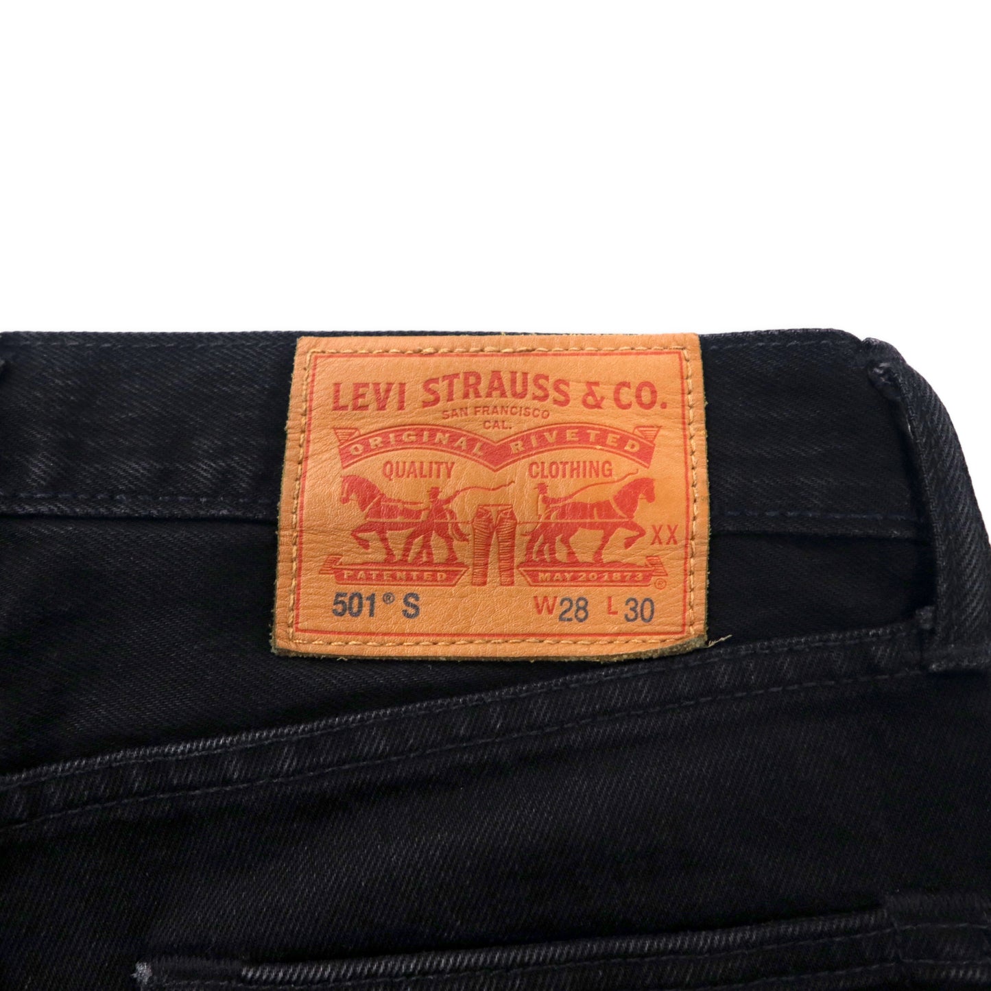 Levi's 501 ストレッチ デニムパンツ 28 スキニー ボタンフライ 34268-0000