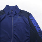 NIKE Track Jacket Jersey S Navy Swoosh DRI-FIT 638985-410
