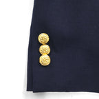 80s USA Vintage Ivy Blazer HAGGER 2B ブレザー テーラードジャケット XL 金ボタン 紺ブレ 80年代 USA製