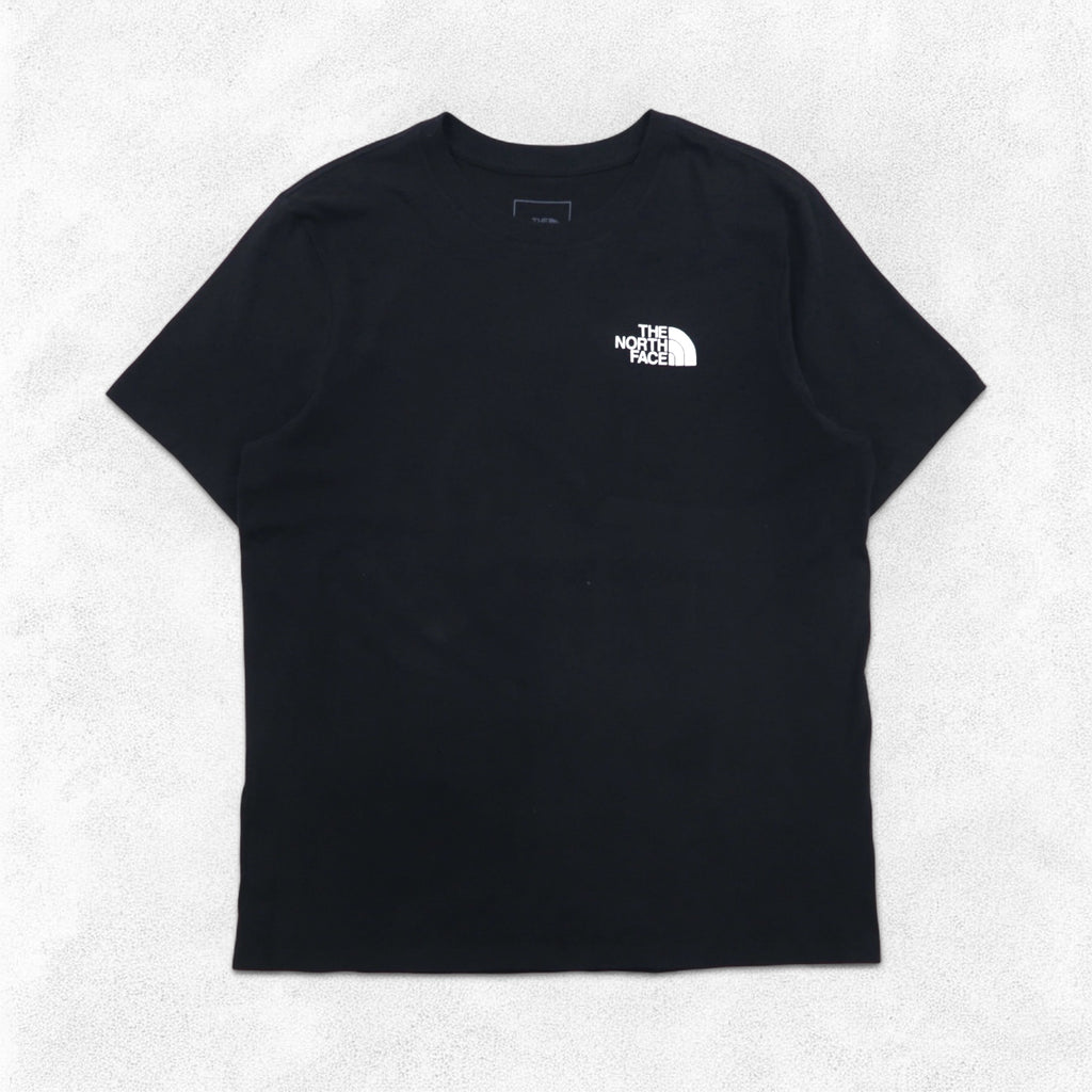 THE NORTH FACE バックロゴプリント Tシャツ L ブラック コットン US規格