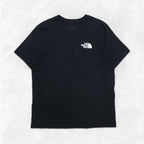 THE NORTH FACE バックロゴプリント Tシャツ L ブラック コットン US規格