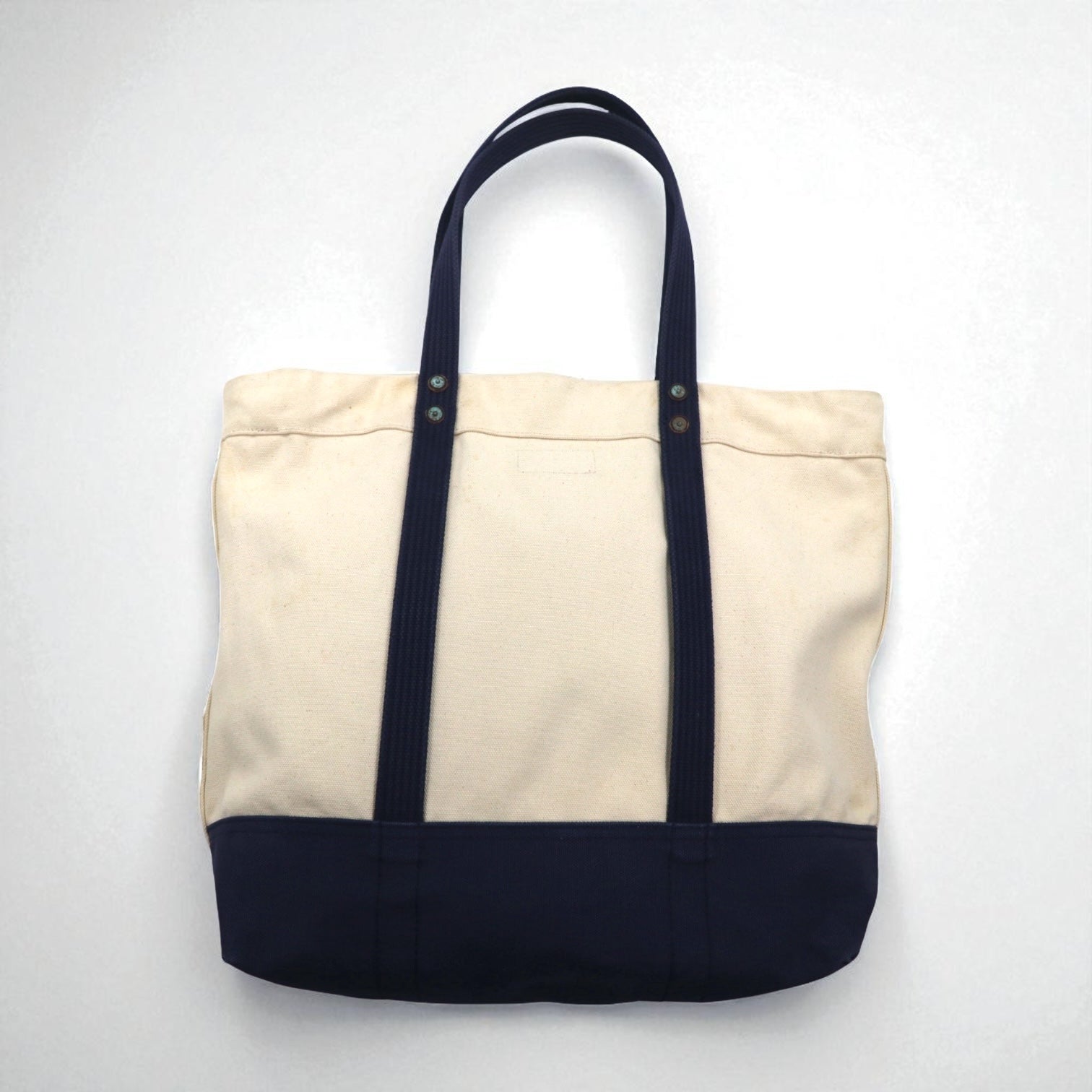 Polo Ralph Lauren Big Pony Canvas Tote Bag with Embroidered, Vintage Finish and Numbering