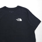 THE NORTH FACE バックロゴプリント Tシャツ L ブラック コットン US規格