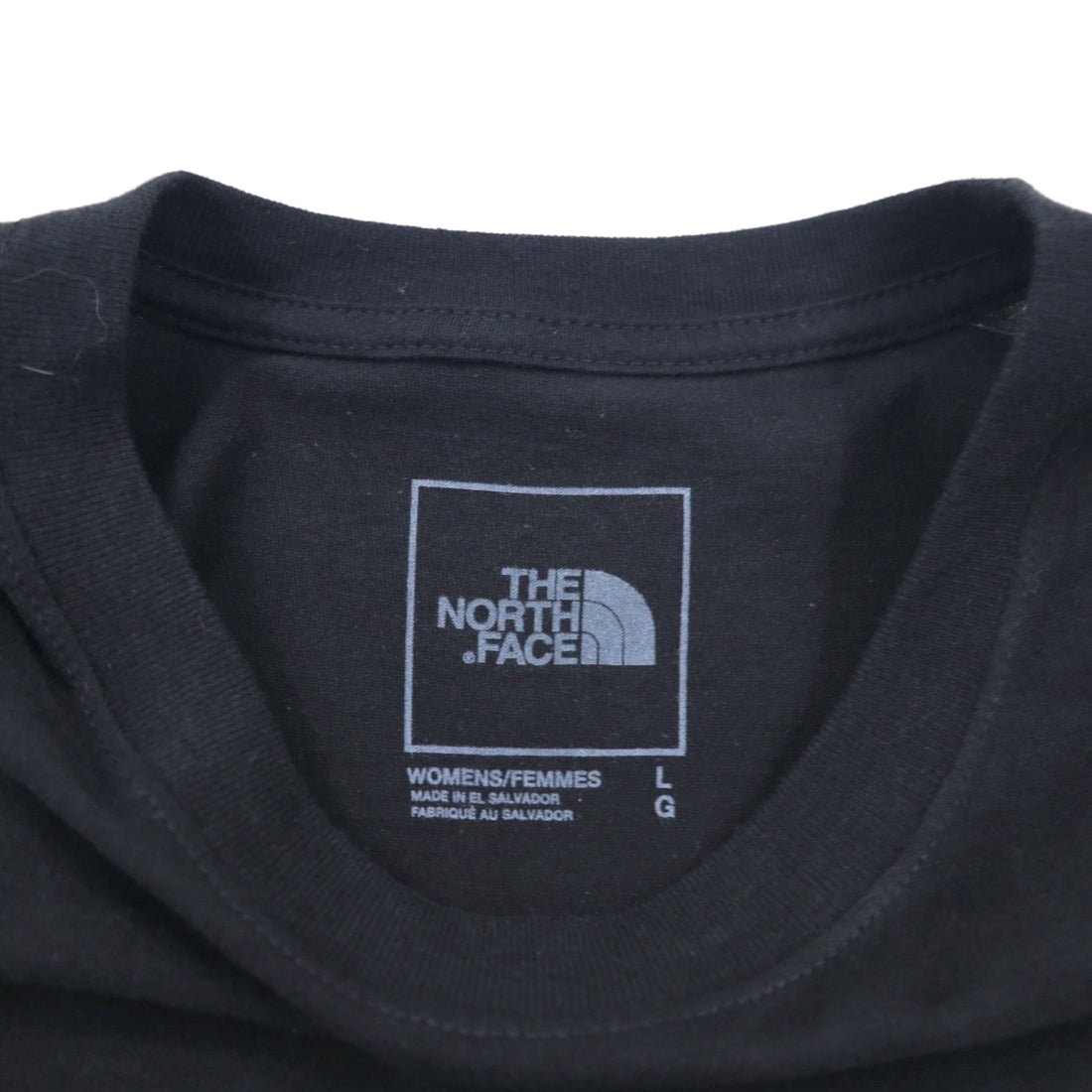 THE NORTH FACE バックロゴプリント Tシャツ L ブラック コットン US規格