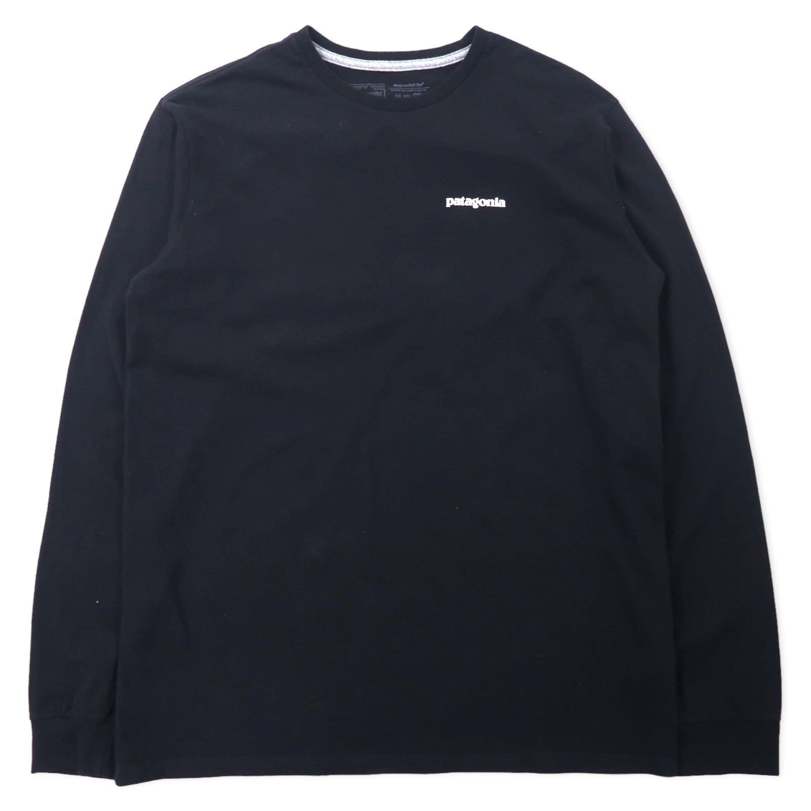 日本然リトテ-古着オンライン-patagonia ロングスリーブ Tシャツ ロンT M ブラック コットン REGULAR FIT バックロゴプリント Responsibili Tee 38518FA22-Patagonia Long Sleeve T-SHIRT Ron T M Black Cotton REGULAR FIT back logo print RESPONSIBILI TEE 38518FA22