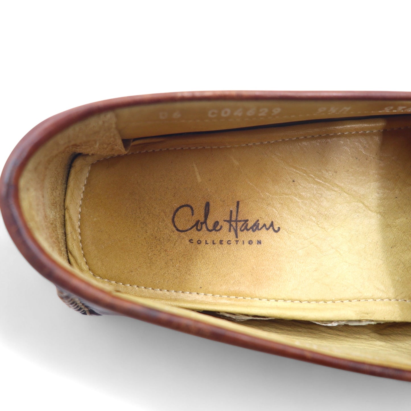 Cole Haan イタリア製 ドライビングシューズ ローファー 27.5cm ブラウン レザー C04629